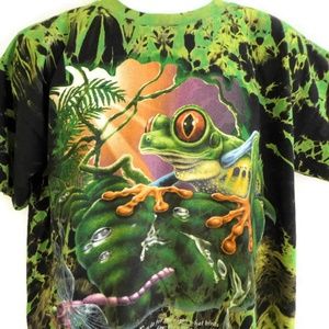 Wild Wear Tee T Shirt USA Archie Carr L Frogs